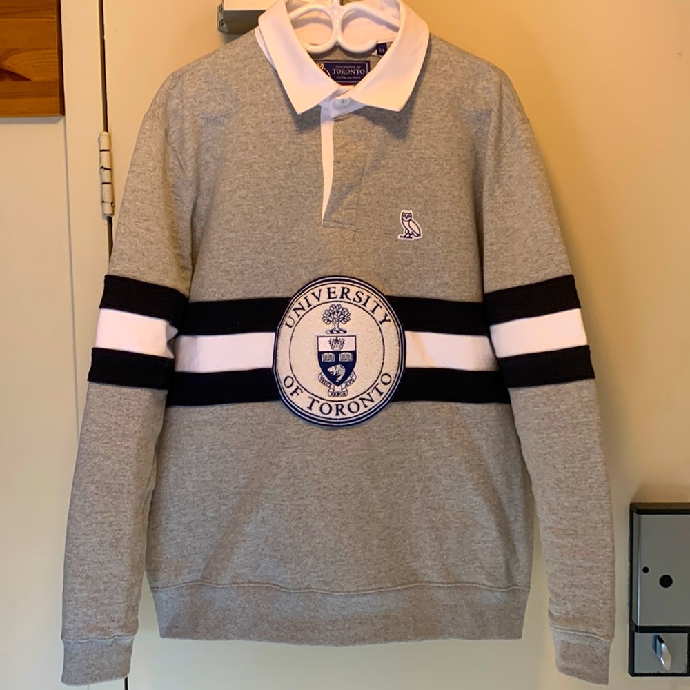 OVO uoft 2022 collab rugby polo shirt